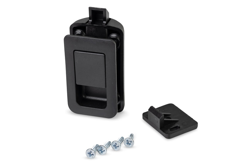 Schnappschloss 36 x 59 mm, schwarz